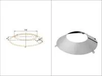 фланец феррум нержавеющий (430/0,5мм), ф115-120 #