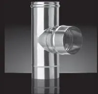 тройник craft 90° нержавеющий (310/0,8) ф120 по воде #