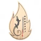 термометр "огонь" 28см, огненный камень