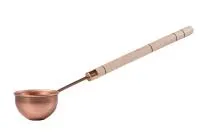 ковш номад 150 мл медный с ручкой из бука, банный перец