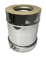 дымоход craft утепленный нержавеющий (316/0,8/304/0,5) ф115/200 l=0,25 по воде #