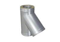 тройник феррум утепленный угол 135° нержавеющий (430/0,8мм)/оцинкованный, ф120/200, по воде #