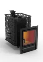 печь для бани black stove verona 26 чугунная закр. каменка aisi 304 #