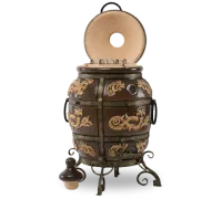 тандыр экотандыры персидский, черный, откидная крышка