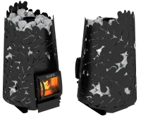 печь для бани grill'd dubravo 180 short black с комплектом дымохода феррум #