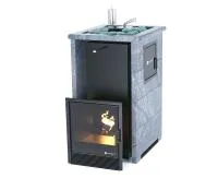 печь для бани изистим сочи м2 premium в трехстор. кожухе из талькохлор.откр.верх (вх.справа) под ггу