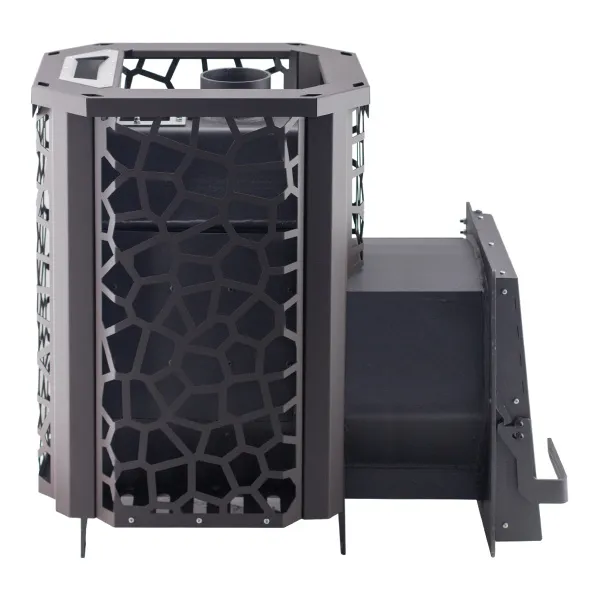 печь для бани сталь-мастер hard 18l панорама 2021 со стеклом закр каменка дровяная #