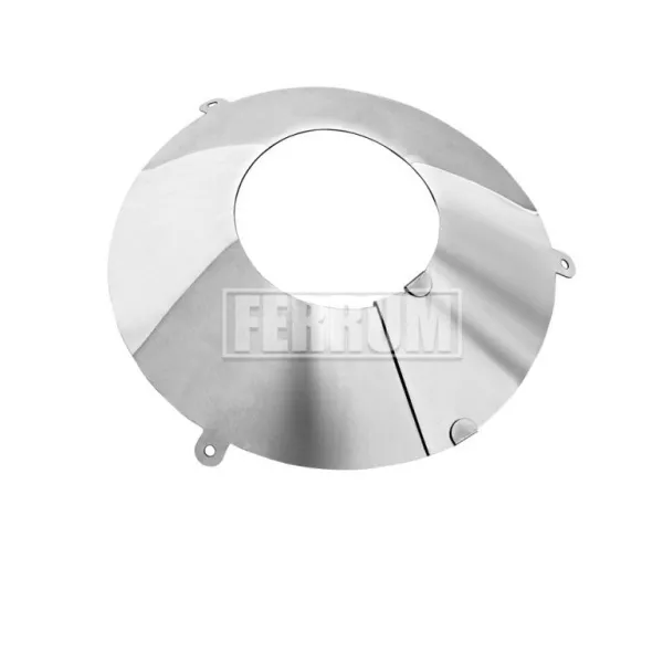 юбка феррум  (430/0,5 мм) нержавеющая, для крышной разделки, ф300 #