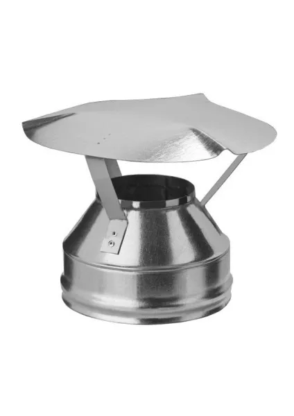 оголовок феррум оцинкованный, (430/0,5 мм), ф120/200, по воде красный ral3005 #